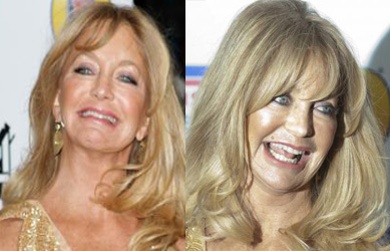 FOTO Spačen obraz Goldie Hawn: Se bo ravnokar zjokala?