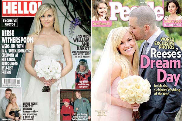 FOTO Prve fotografije Reese Witherspoon: Bila je sanjska nevesta!
