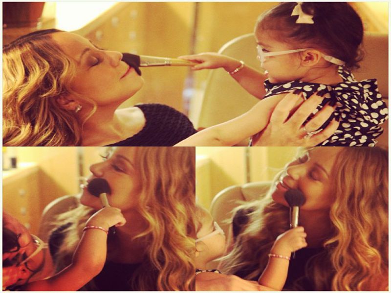 Mariah Carey: Hčerkica jo je prvič naličila