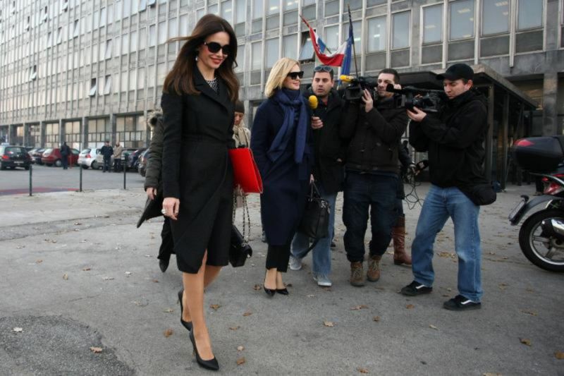Foto! Severina nasmejana zapustila sodišče