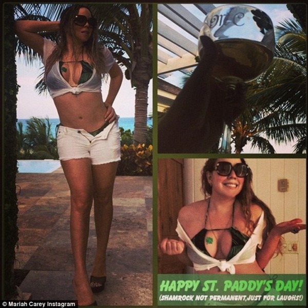 Foto! Tudi Mariah Carey se zna poveseliti