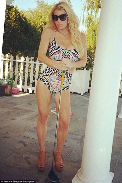 Opa! Jessica Simpson: Trud se ji je takole poplačal