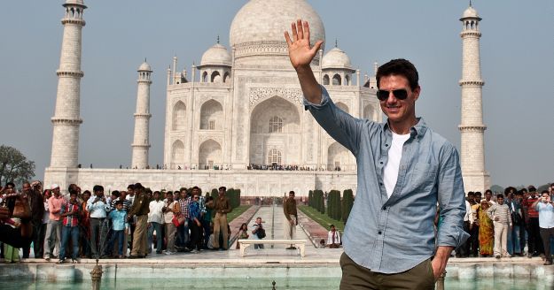 Tom Cruise obiskal Taj Mahal