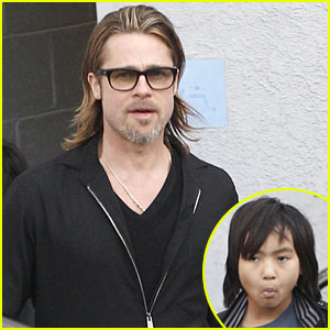 Maddox Jolie-Pitt se uči igrati na kitaro