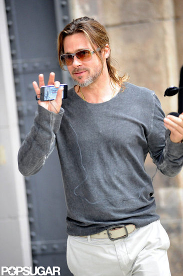 Brad Pitt na umetniški razstavi v Nemčiji