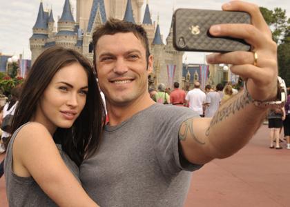 Megan Fox z možem obiskala v magično Disneyevo kraljestvo