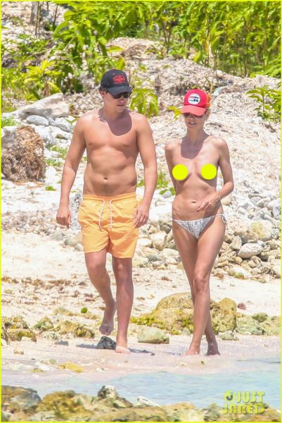 Heidi Klum: Zgoraj brez pa ji njen dragi ni preprečil?!