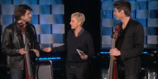 Slovensko-hrvaški duo 2Cellos: Iz šova Ellen DeGeneres v Maribor!