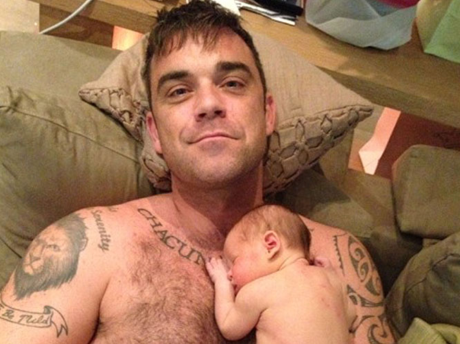 Robbie Williams: Hčerki bo kupil najbolj kvalitetno drogo?!