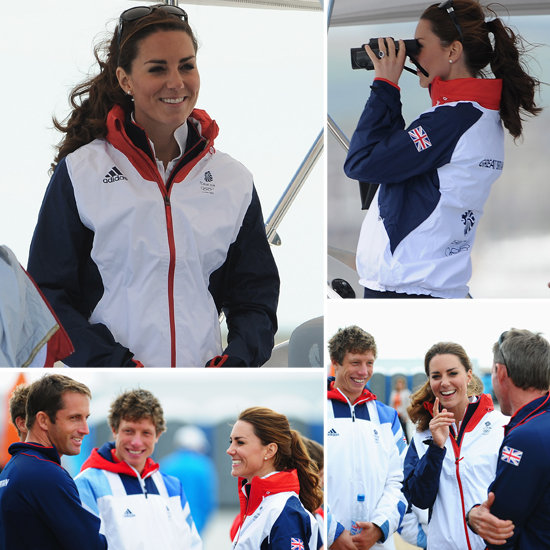Kate Middleton pozdravila olimpijske jadralce