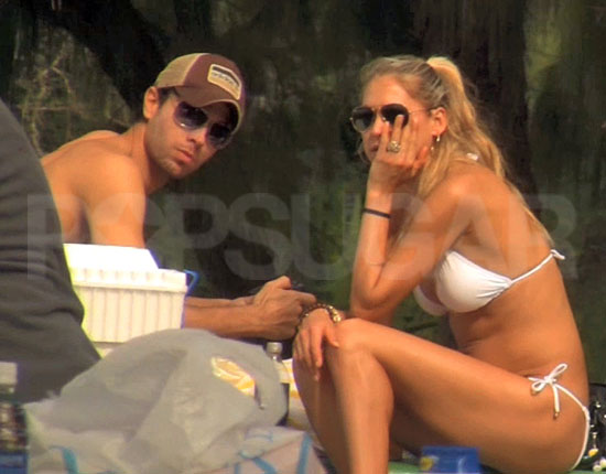 FOTO Anna Kournikova in Enrique Iglesias uživala v brezskrbnem dnevu