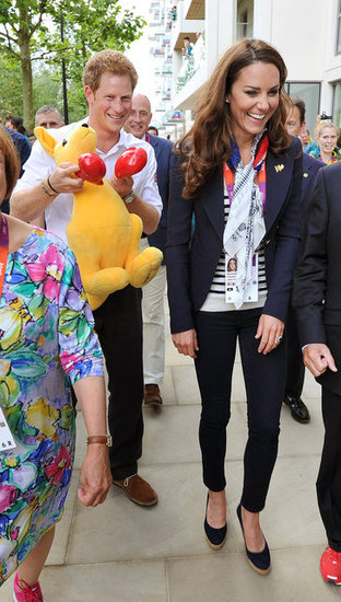 Princ Harry in Kate Middleton se zabavata na OI