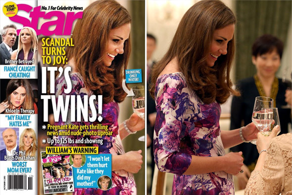 Kate Middleton spet na udaru medijev: Noseča z dvojčkoma!