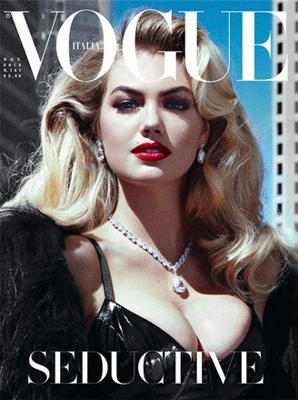 Kate Upton blestela na naslovnici revije Vogue