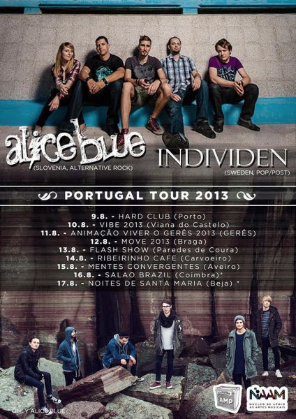 Skupina Alice Blue se odpravlja na portugalsko turnejo