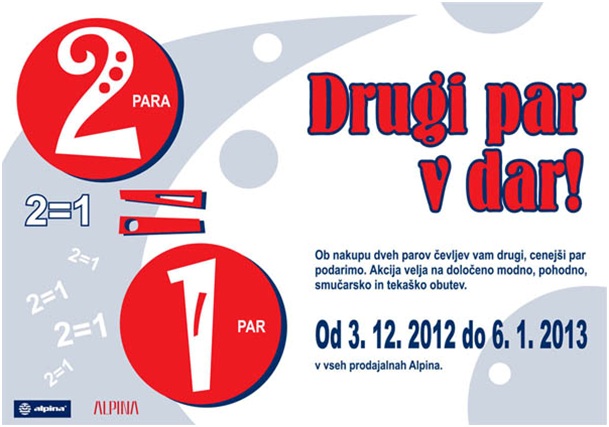 Drugi par čevljev podarimo!