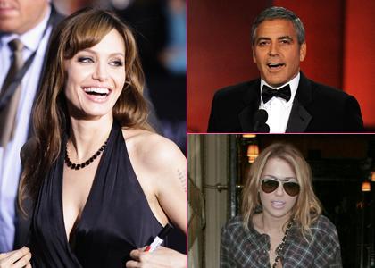 Angelina Jolie in George Clooney sta najboljša zvezdniška vzornika