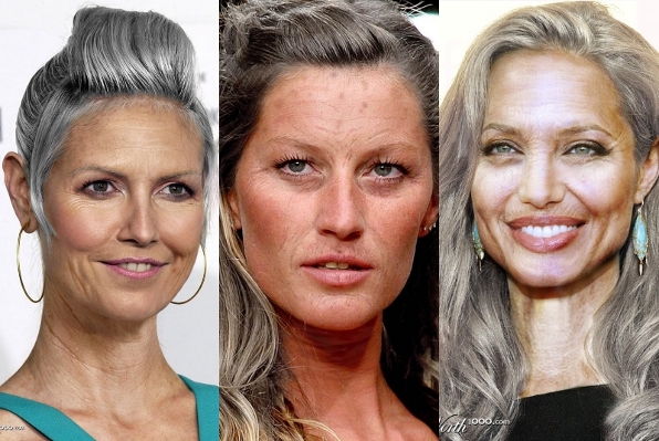 Foto: Kako bodo Angelina, Katie in Nicole zgledale v starih letih