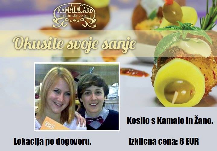 BRAVO! Pomagajte brezdomnim živalim in si privoščite kosilo z Žano in Kamalo!