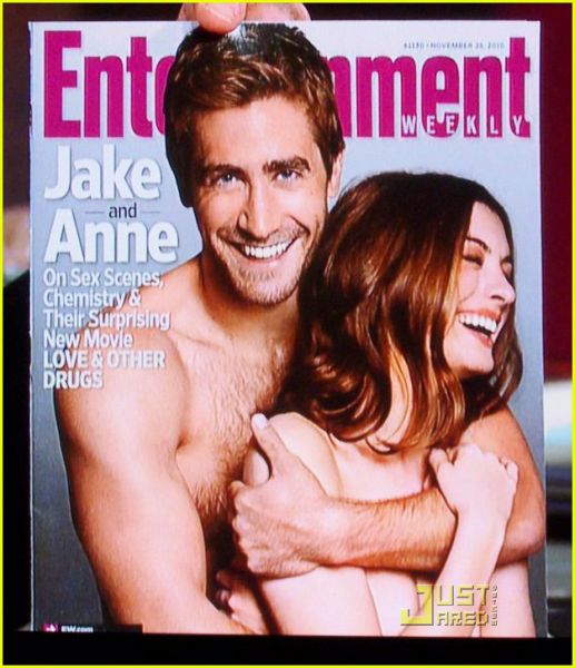 SEKSI Anne Hathaway in Jake Gyllenhaal sta pozirala zgoraj brez