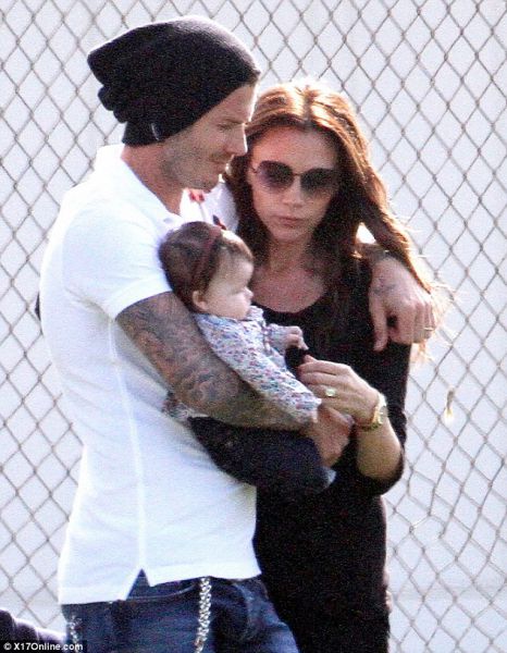 FOTO Družinska idila: Prikupni trenutki družine Beckham