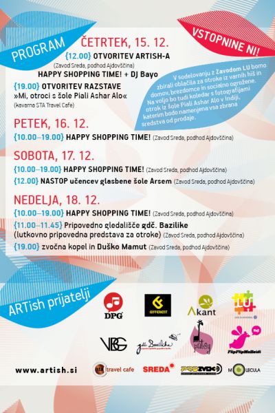 Naj spregovori kreativnost na festivalu ARTISH