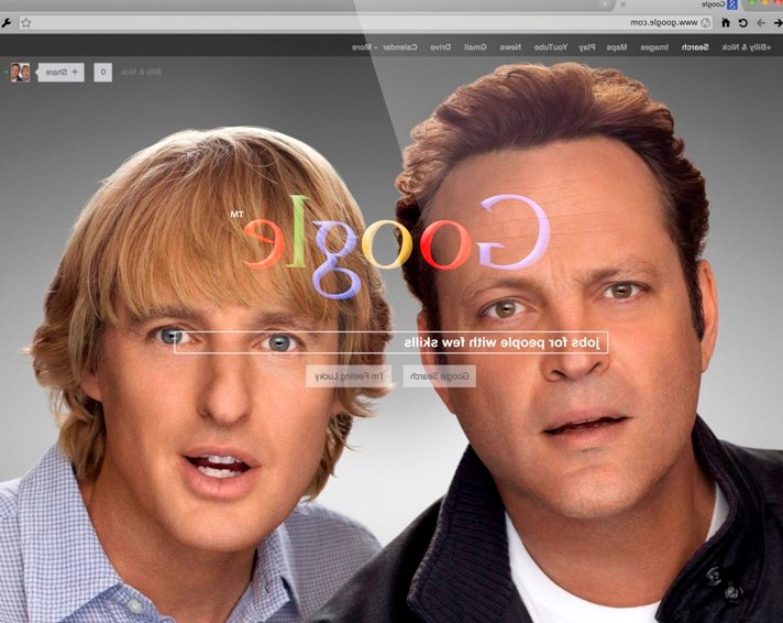 Vince Vaughn in Owen Wilson spoznala ozadje Googla