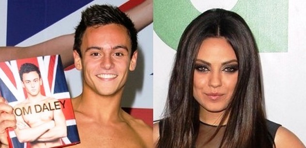 Mila Kunis in Tom Daley sta najbolj seksi slavne osebnosti v letu 2012