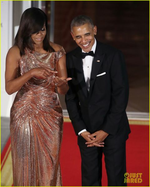 Michelle Obama na zadnji večerji zasenčila prisotne