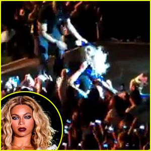 Ojoj! Beyonce: Nekdo jo je potegnil z odra!
