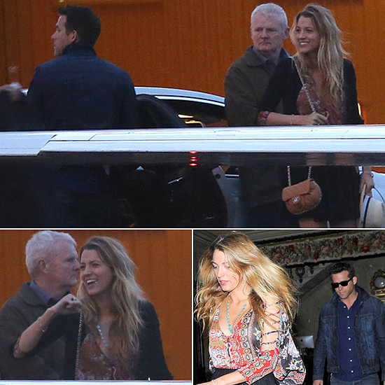 Blake Lively in Ryan Reynolds končala obisk Anglije