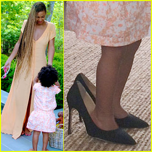 Beyonce: Blue Ivy že stopa v njene čevlje