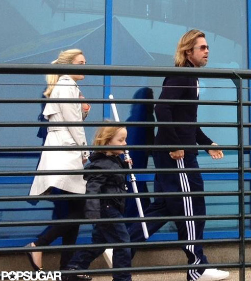 Brad Pitt sinčka Knoxa peljal v Legoland