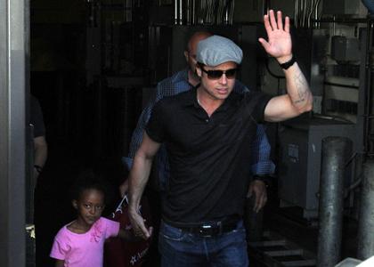 FOTO Brad Pitt in Zahara med nakupovanjem rojstnodnevnega darila