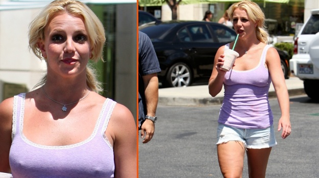 OPS! Britney Spears: Kaj je to modrček?