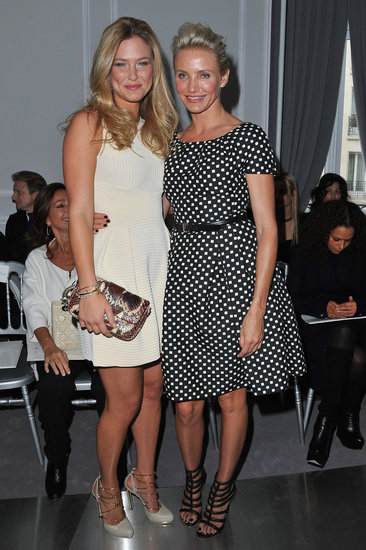 Cameron Diaz v prvi vrsti na modni reviji za Dior