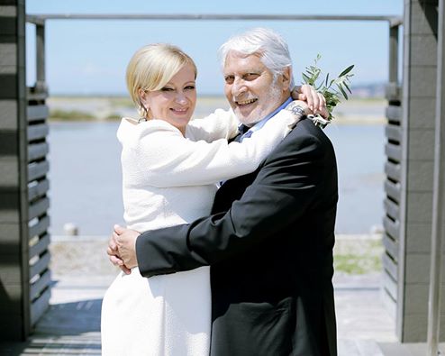 Poglejte si poročne fotografije Cavazze in Ksenije Benedetti