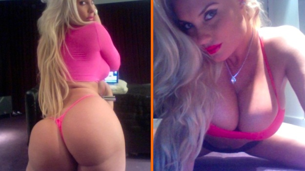 HOT! Perverzna Coco spet razkazuje svojo bujno ritko in oprsje