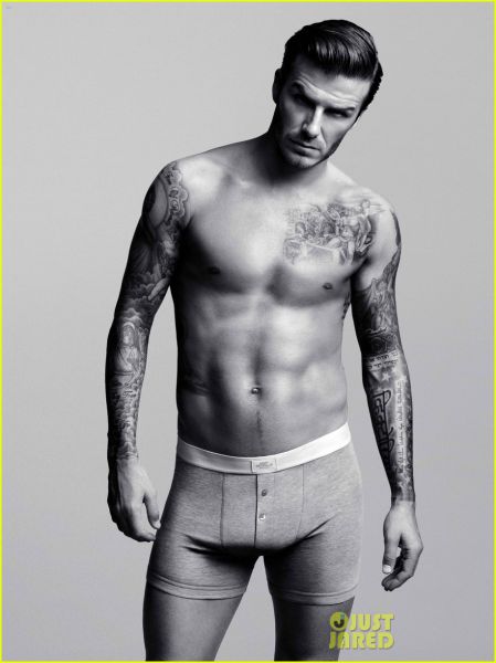 David Beckham v seksi spodnjicah pokazal izklesano telo