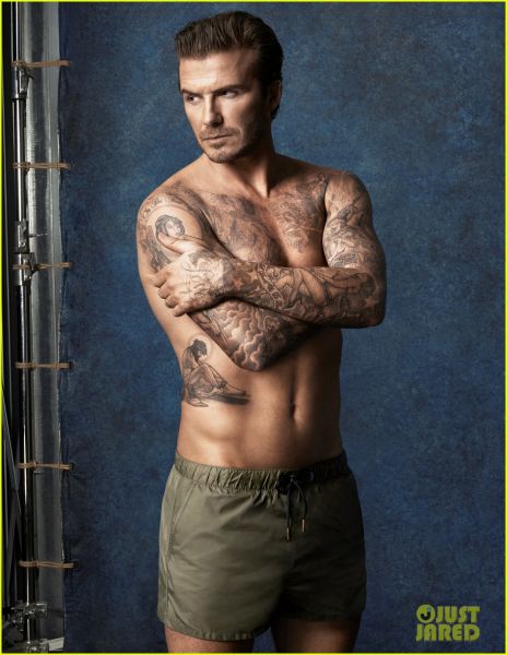 Vau! David Beckham: Tudi kopalke mu dobro pristojijo!