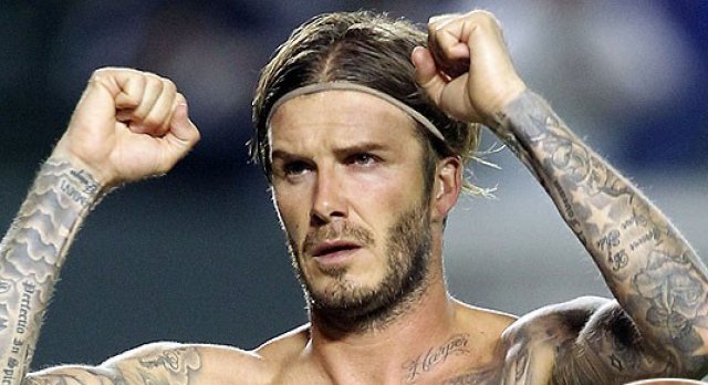David Beckham zaradi divjega obnašanja moral zapustiti tekmo!