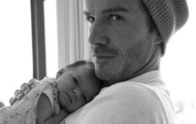 David Beckham: Hčerkica mu že povzroča sive lase