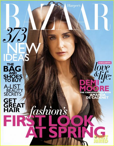 Uau! Bolj zdrava Demi Moore zasijala na naslovnici revije