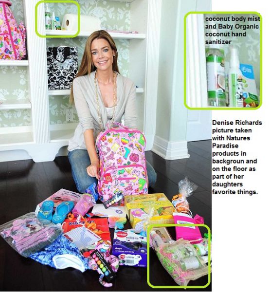 Denise Richards prisega na kozmetiko Natures Paradise