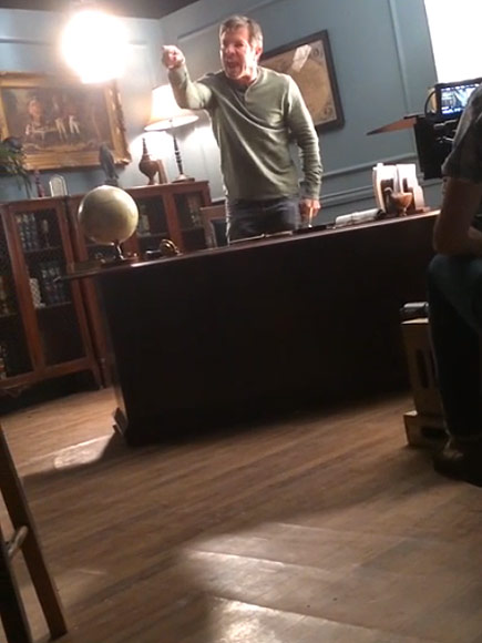Video! Igralec Dennis Quaid ujet na video med izbruhom jeze!
