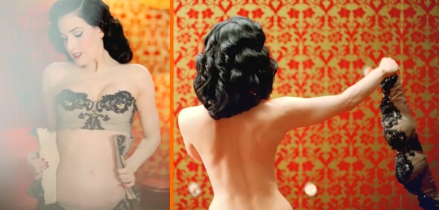 HOT! Britanci cenzurirali seksi reklamo Dite Von Teese