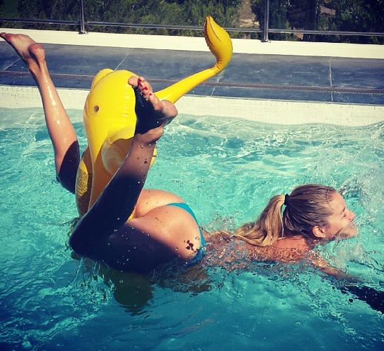 Hot! Doutzen Kroes: Pokazala seksi poletno ritko
