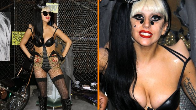 FOTO Lady Gaga v modrcu in mrežastih nogavicah promovira ploščo