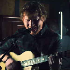 Vau! Ed Sheeran ga je posnel
