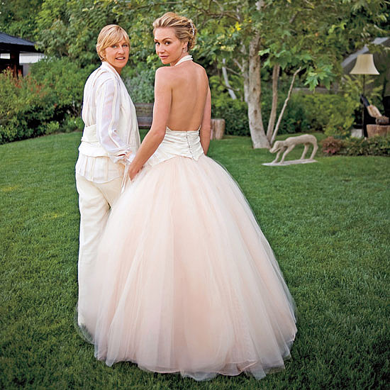 FOTO Ellen DeGeneres in Portia de Rossi: Praznujeta 5. obletnico